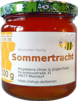 Sommertrachthonig im Glas